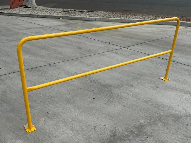 Osha Industrial Safety Railing (96" L X 42" H) - Yellow Guardrail 12