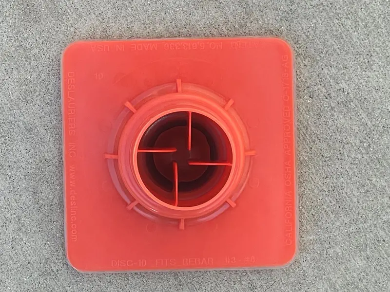 Osha Rebar Safety Caps (Impalement Protection) | Rebar #3 - #8 | T-Post Caps (Made In The Usa) 10