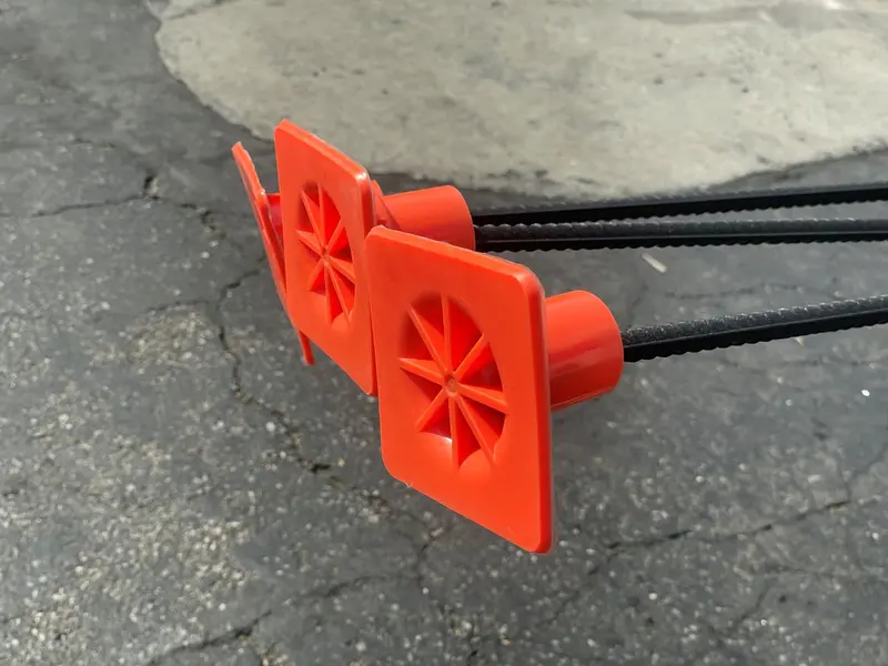 Osha Rebar Safety Caps (Impalement Protection) | Rebar #3 - #8 | T-Post Caps (Made In The Usa) 16