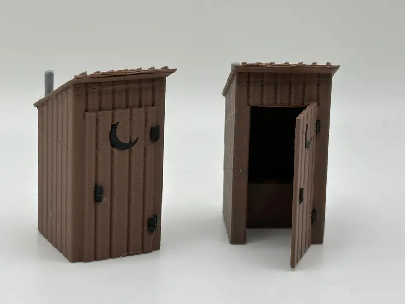 Outhouse Door Tri-Color 1