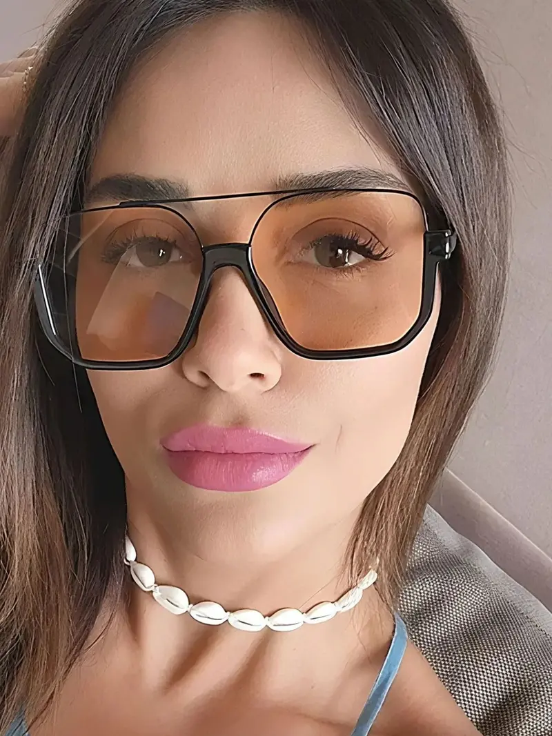 Oversized Square Frame Fashion Sunglasses 1