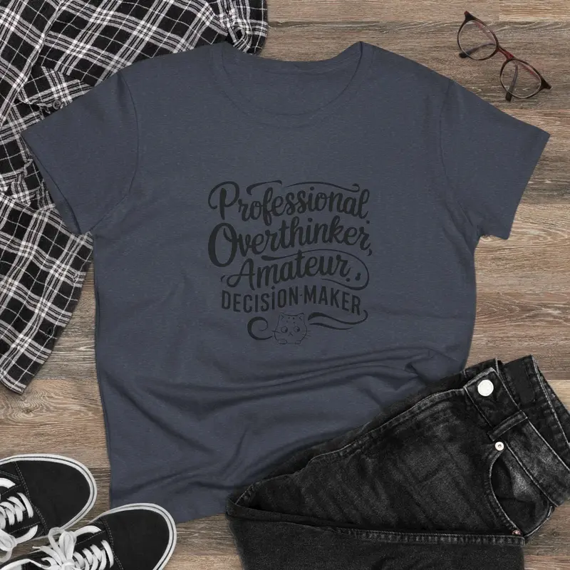 Overthinker Amature Descision Maker Women Graphic Tee 5