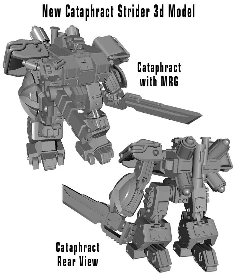 P.R.D.F. Cataphract Gear Strider Pack (New Version) 1
