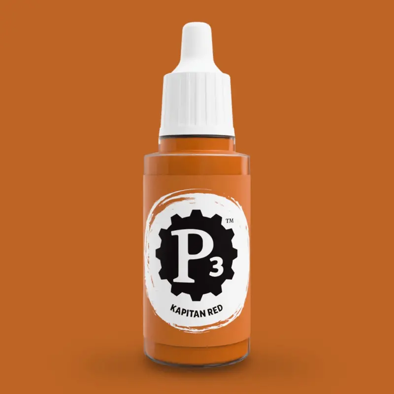 P3 Paints: Kapitan Red 1