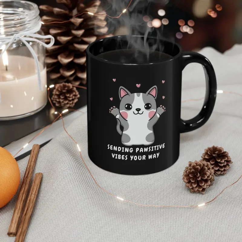 Pawsitive Brew Coffee Mug (11Oz, 15Oz) 1