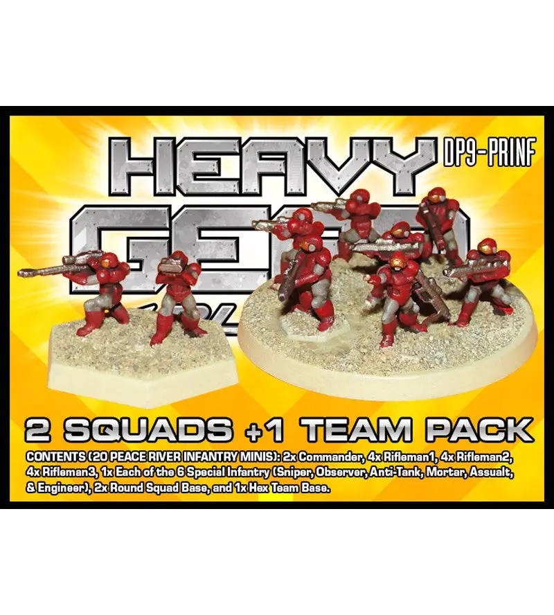 Peace River Infantry 2 Squads +1 Team Pack 1