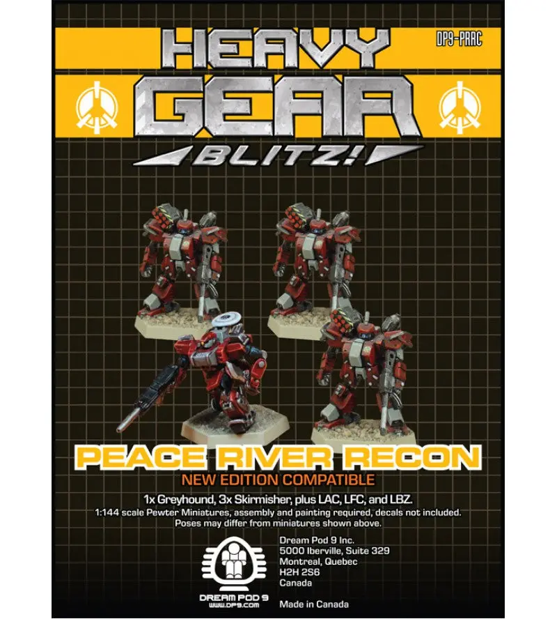 Peace River Recon Squad (4 Minis: 3X Skirmisher, 1X Greyhound) 1