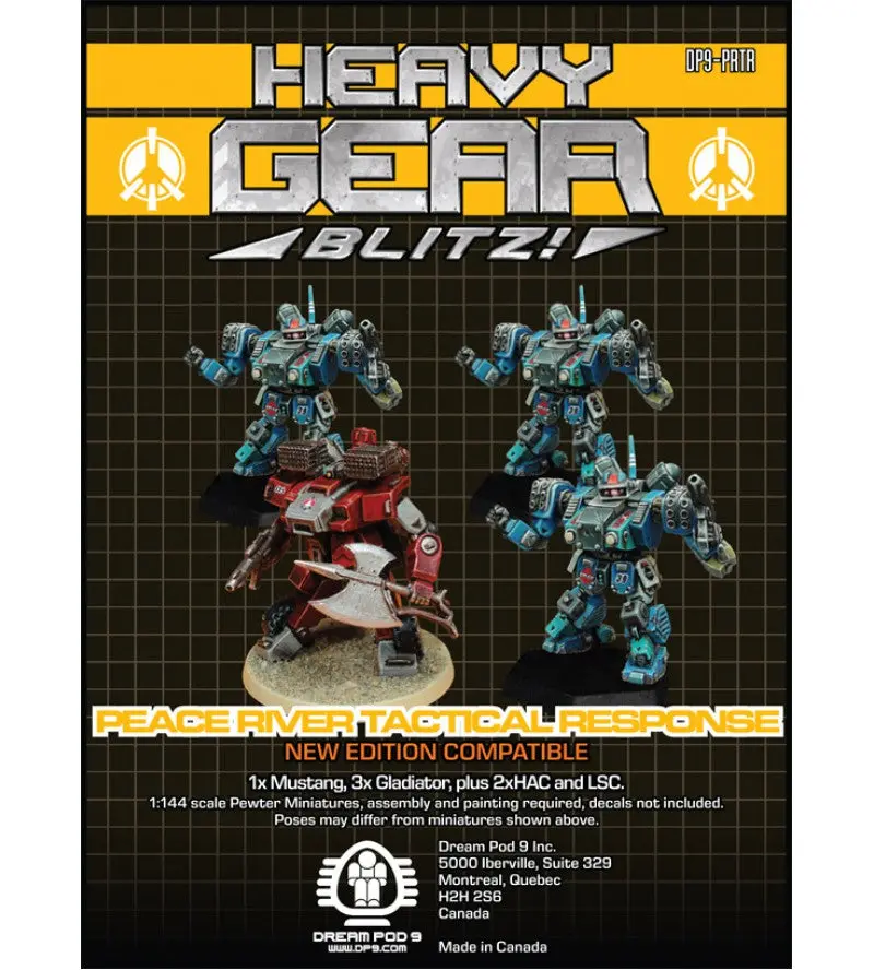 Peace River Tactical Response Squad (4 Minis: 3X Gladiator, 1X Mustang) 1