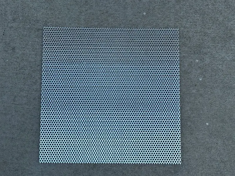 Perforated Steel Sheet 12" X 12" - Perforated Metal Sheet - 20 Gauge 10