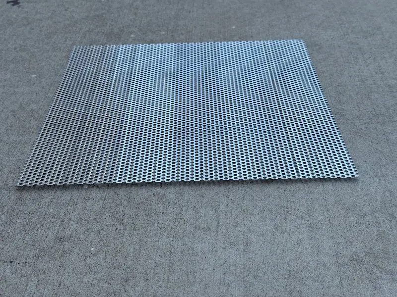 Perforated Steel Sheet 12" X 12" - Perforated Metal Sheet - 20 Gauge 9