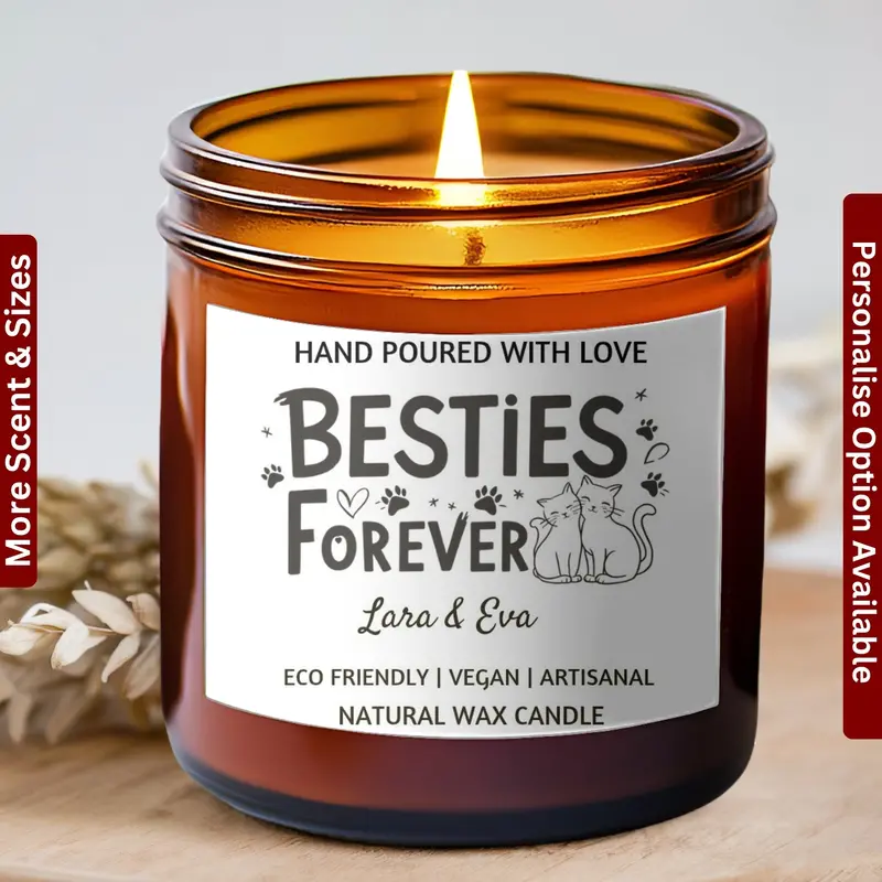 Personalized Birthday Gift For Friend! Funny Candle Gift, Friend Birthday Gift, Bff Gift, Gag Gift, Housewarming Gift Bestie Forever. 1