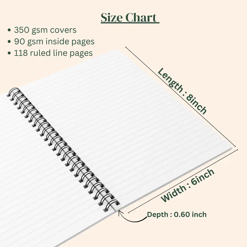 Personalized Brother Spiral Notebook Journal With Pocket | Unique Brother Gift | Custom Family Gift | Custom Boyfriend Gift Gift 4