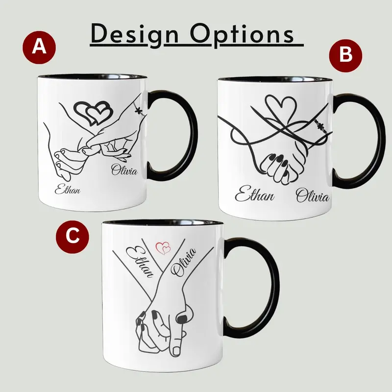 Personalized Couple Mugs Anniversary Gift, Anniversary Mr And Mrs Mugs, Personalized Photo Mug For Couple ,Engagement Gifts For Couple. 4