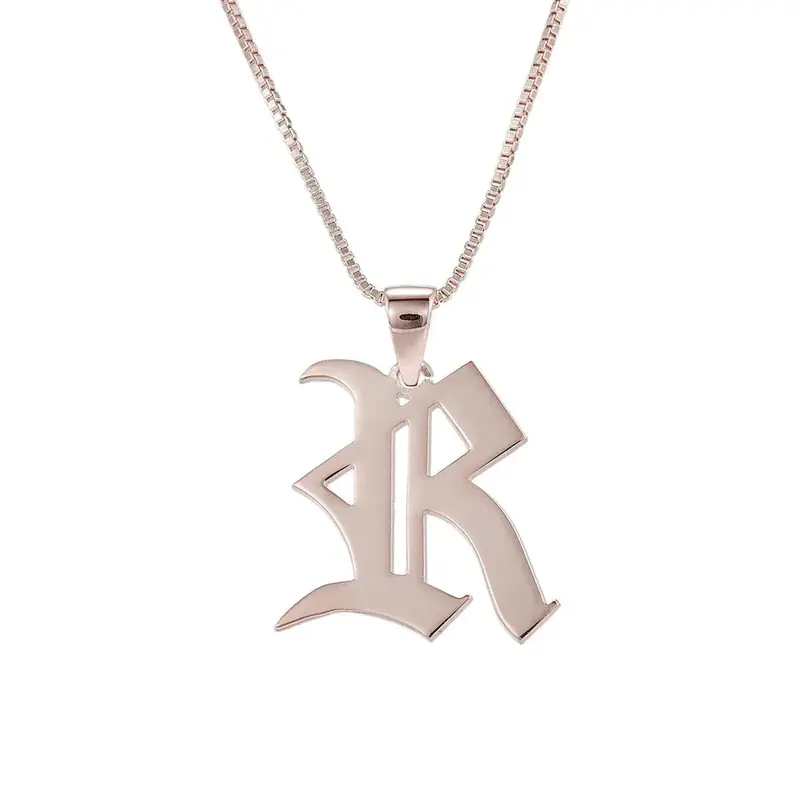 Personalized Name Necklace – Stylish Custom Letter Pendant Jewelry