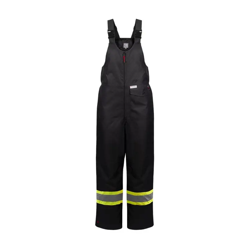P&F Women’S High Visibility Insulated Waterproof Csa Safety Bib Overalls - Pf-9001 Black 1
