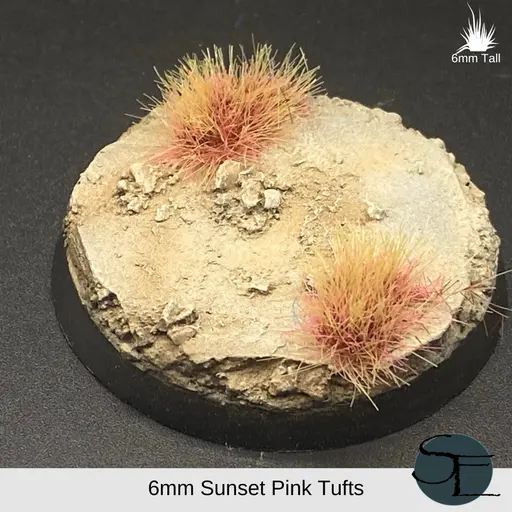 Pink Sunset- 6Mm Self-Adhesive Grass Tufts 2