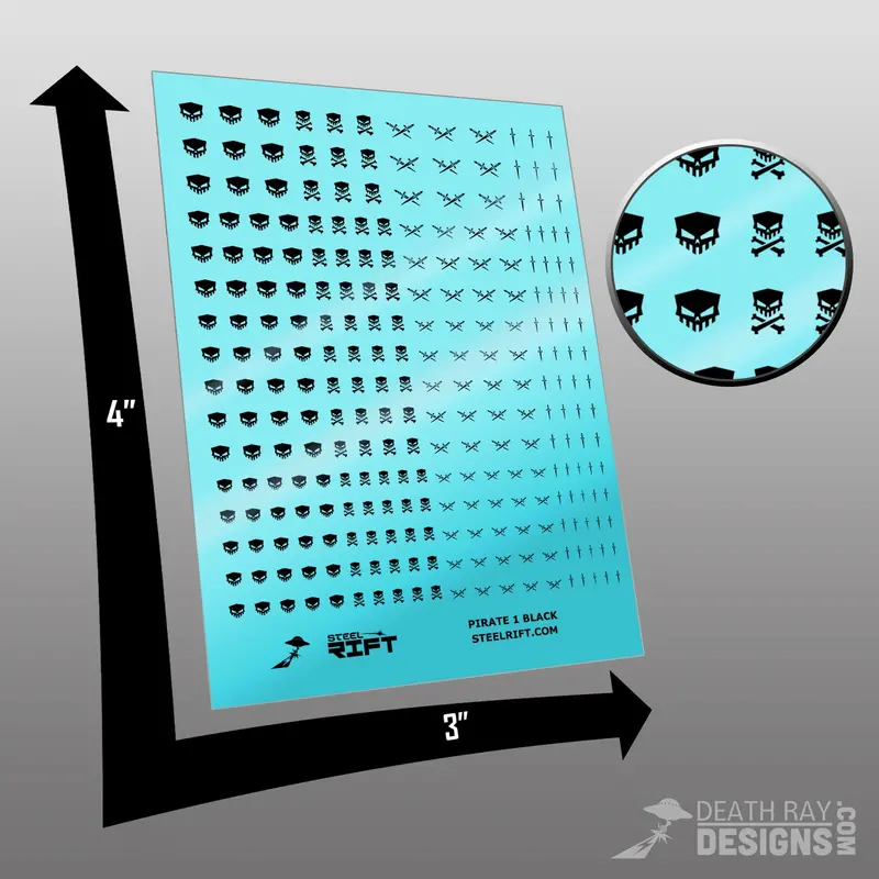 Pirate Black Decals 1