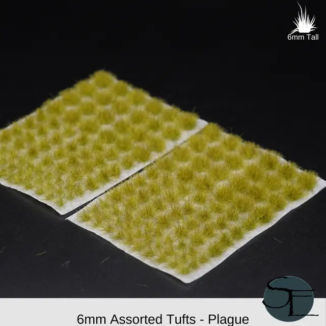 Plague- 6Mm Self-Adhesive Grass Tufts 1