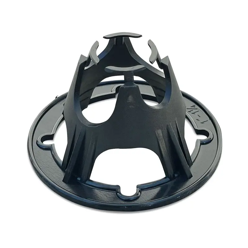 Plastic Rebar Chairs - Elevates Rebar 1" Or 1 ¼" - Rebar #3 To #5 (Black) 1