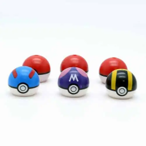 Pocket Monster Balls - 6 Variety Balls 2