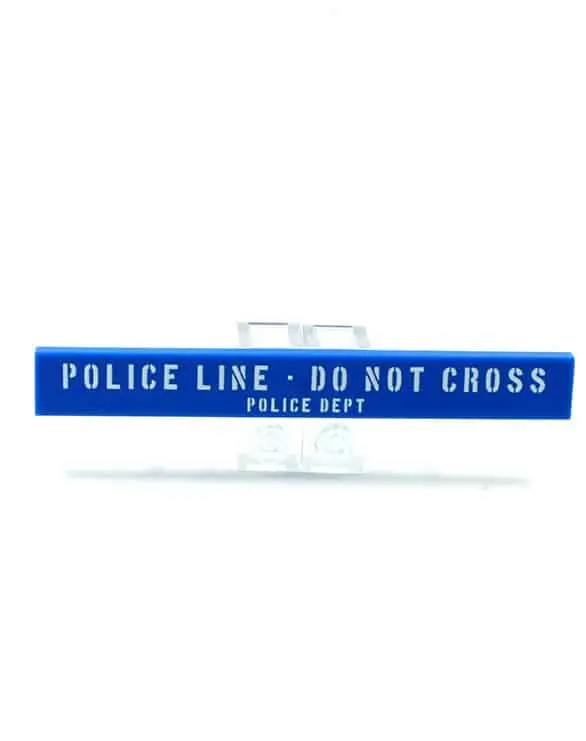 Police Line Barricade 1X8 Tile 1