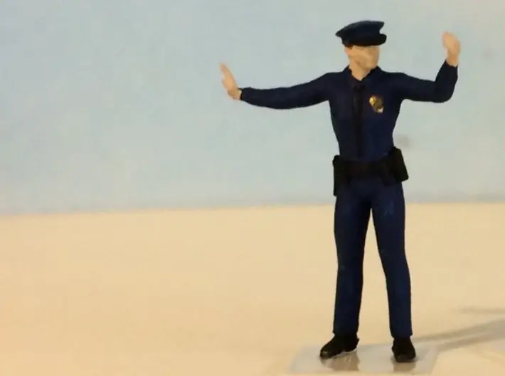 Police Officer Directing Traffic 1