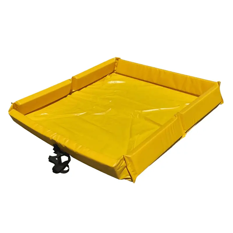 Portable Concrete Washout Berm - Uv Resistant (4 Ft X 4 Ft X 5 Inch) 1