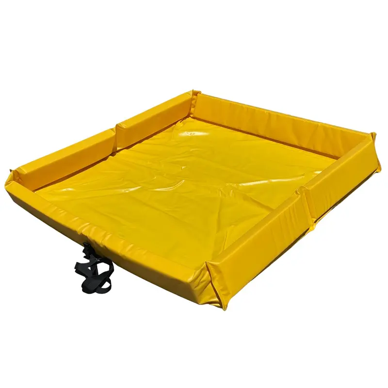 Portable Spill Containment Berm - 4 Ft X 4 Ft X 5 Inch 1