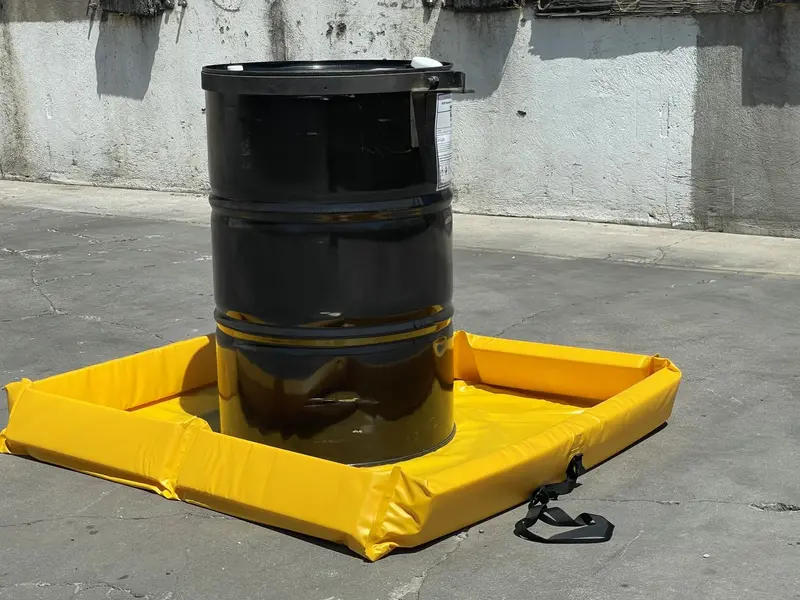 Portable Spill Containment Berm - 4 Ft X 4 Ft X 5 Inch 9