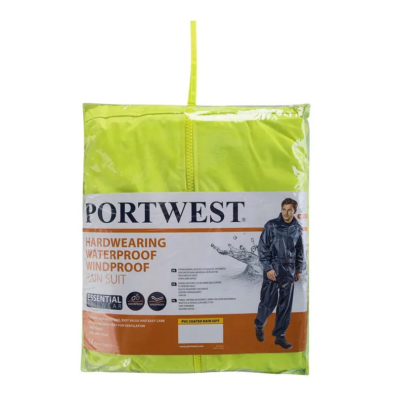 Portwest Essentials 2 Piece Rainsuit L440-Discontinued 1