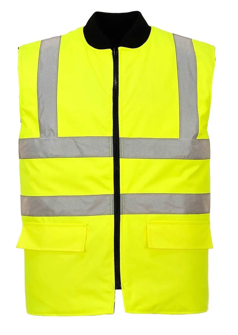 Portwest Hi Vis Reversable Bodywarmer Vest 1