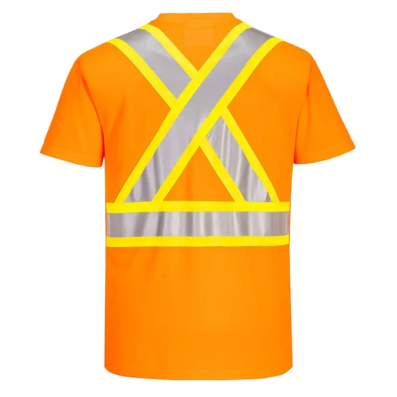 Portwest Hi-Vis X Back Contrast Tape T-Shirt S/S - Ca110 1