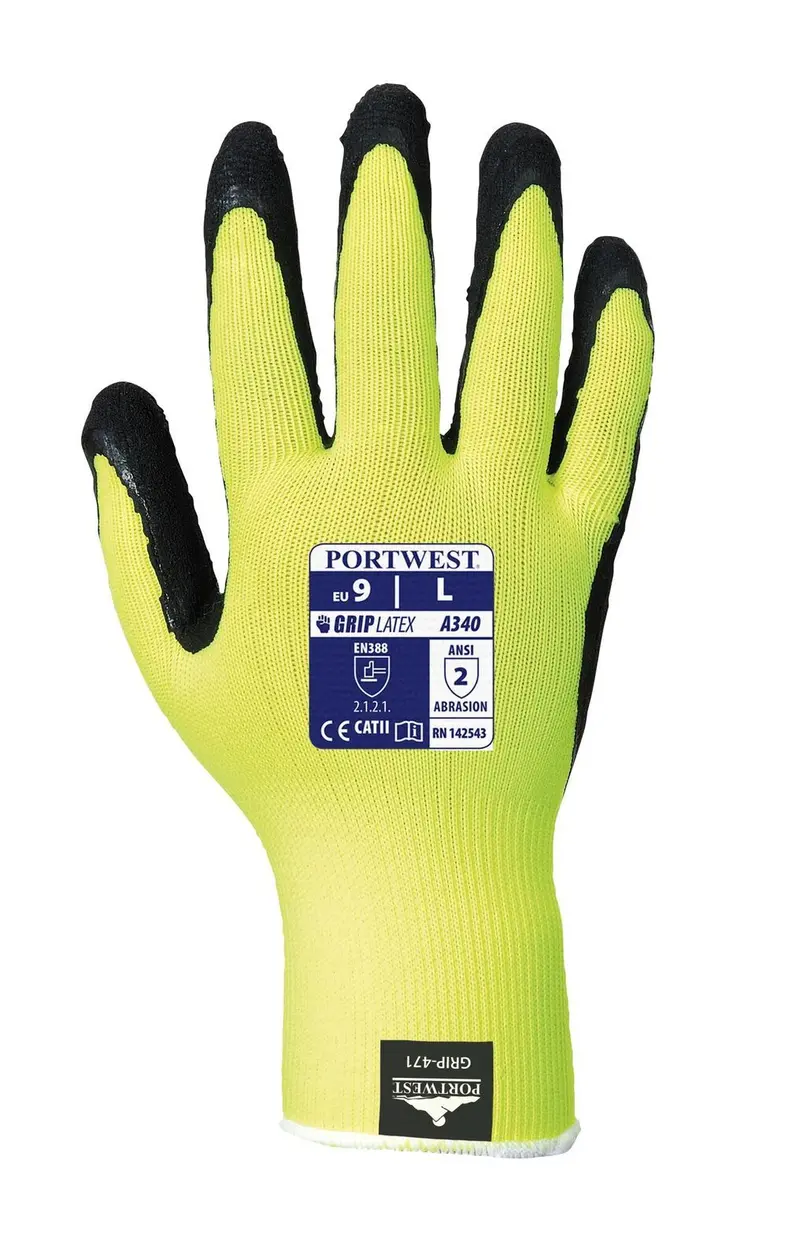 Portwest Hi-Viz Grip Glove #A340 3