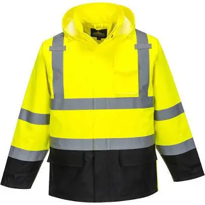 Portwest Hi-Viz Rain Jacket #Us366 2