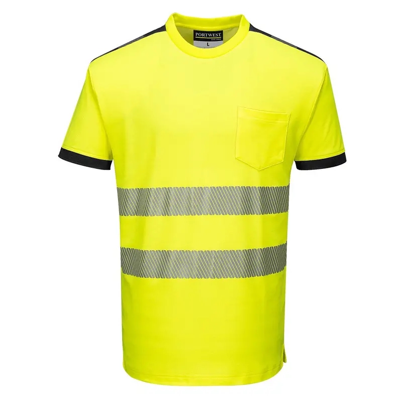 Portwest Pw3 Hi-Vis Cotton Comfort T-Shirt S/S - T181 1
