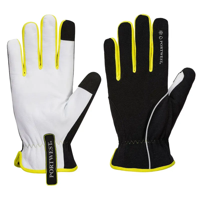 Portwest Pw3 Winter Glove Black/Yellow 1