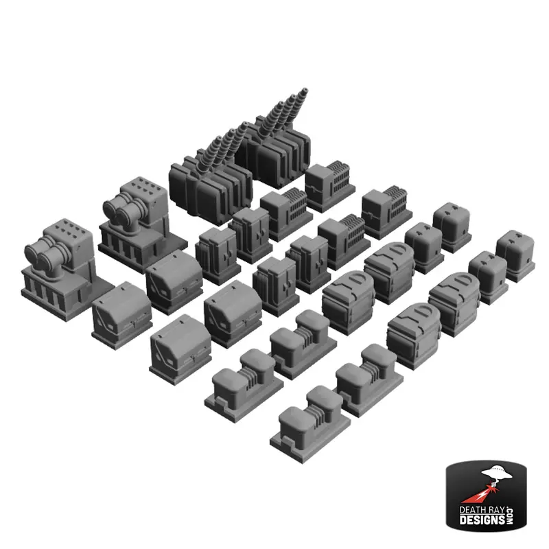 Power Grid Greebles Pack 1