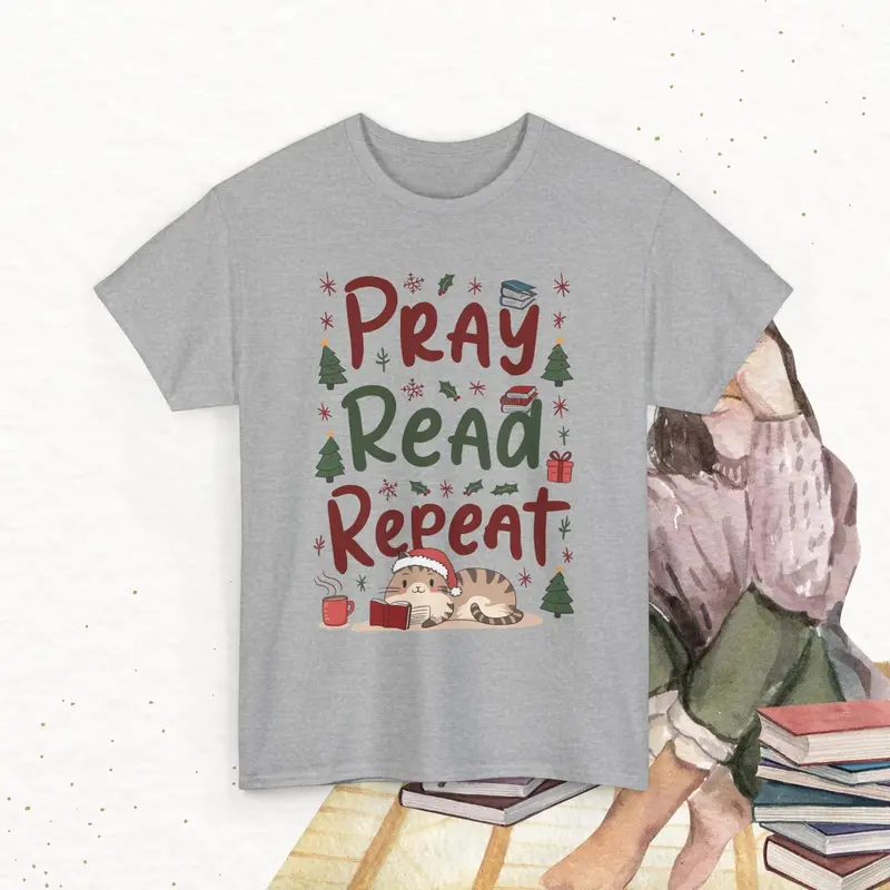 Pray Read Repeat Cotton Tshirts 10