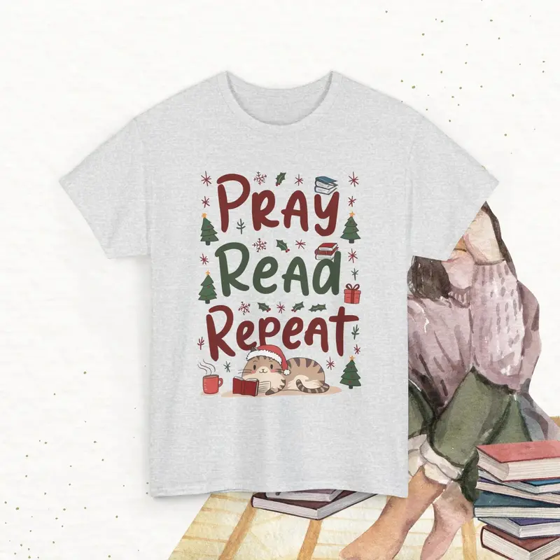 Pray Read Repeat Cotton Tshirts 6