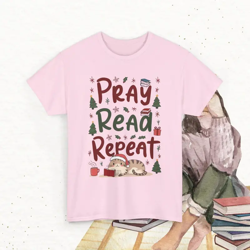 Pray Read Repeat Cotton Tshirts 7