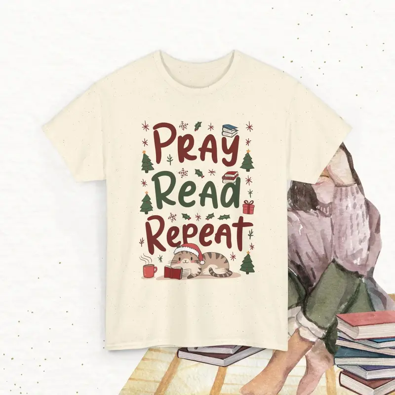 Pray Read Repeat Cotton Tshirts 8