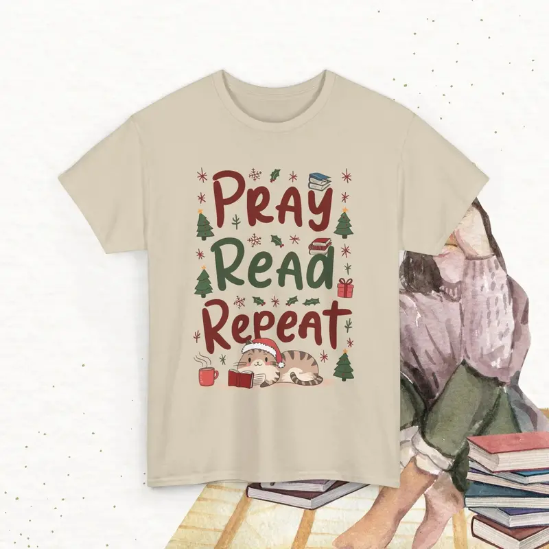 Pray Read Repeat Cotton Tshirts 9