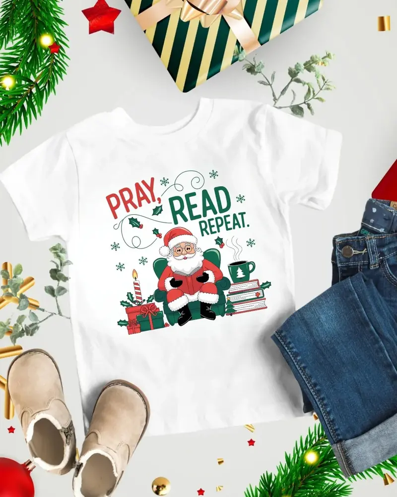 Pray Smile Kid Heavy Cotton Tshirt 1