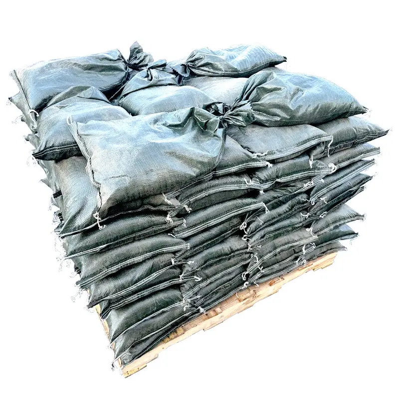 Pre-Filled Gravel Sandbags For Erosion Control - 14" X 26", 30 Lb Bags By Pallet 1