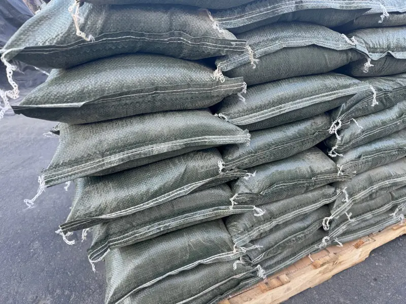 Pre-Filled Gravel Sandbags For Erosion Control - 14" X 26", 30 Lb Bags By Pallet 20
