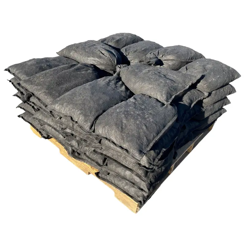 Pre-Filled Non Woven Geotextile Sandbags For Flooding - 14”  X 26”, 30 Lb Bags By Pallet 1