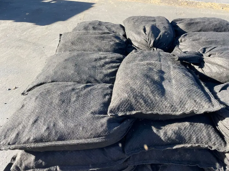 Pre-Filled Non Woven Geotextile Sandbags For Flooding - 14” X 26”, 30 Lb Bags By Pallet 12