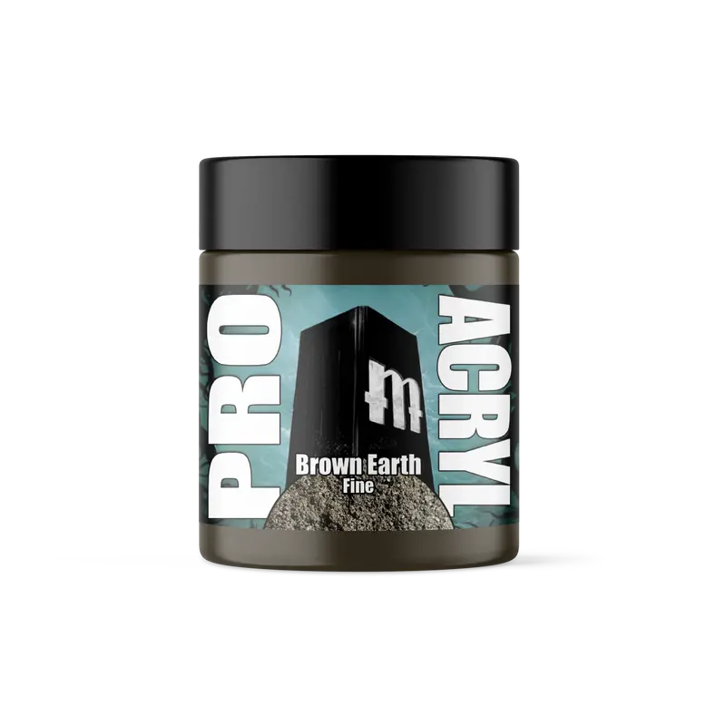 Pro Acryl Basing Textures - Brown Earth - Fine 120Ml 1