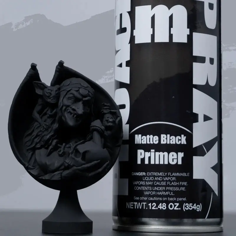 Pro Acryl Spray - Matte Black Primer 1