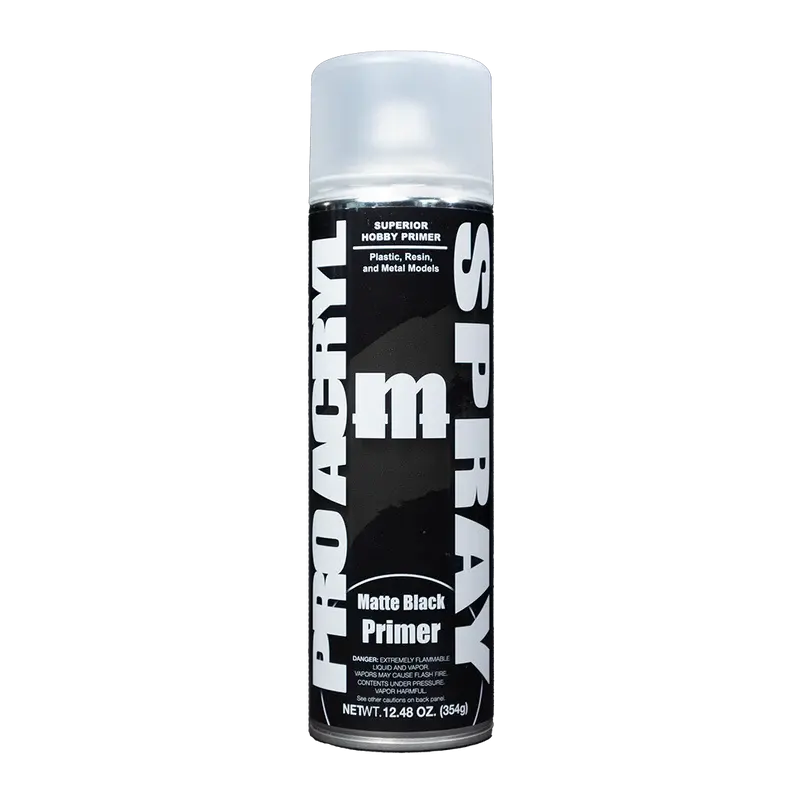 Pro Acryl Spray - Matte Black Primer 2
